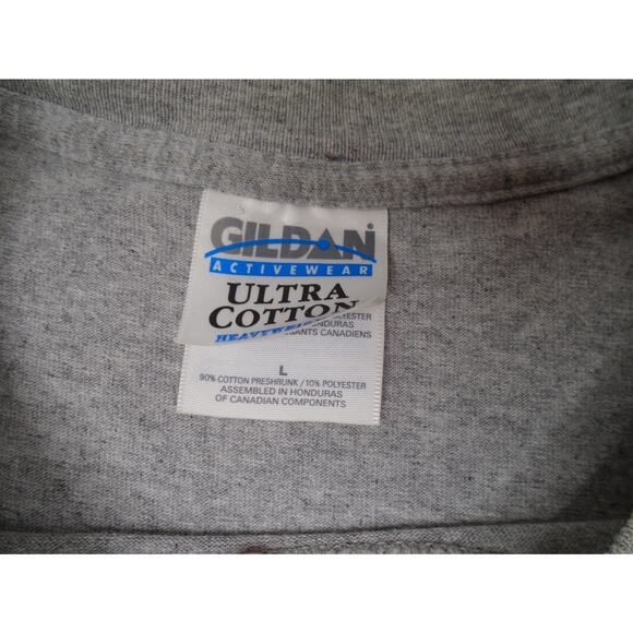 Vintage Bud Light Shirt Mens L Gray Anheuser Busch Beer FOTL Tee 2002 Y2K - Picture 5 of 11